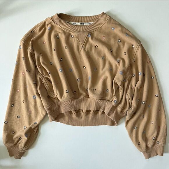 Madewell Terry Sweatshirt in Dot Daisy Medium - Picture 5 of 10